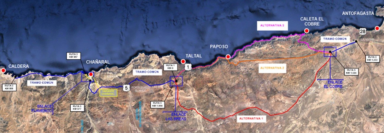 Anteproyecto de Ingeniería, IP N°409 Concesión Ruta 5 Tramo Caldera – Antofagasta